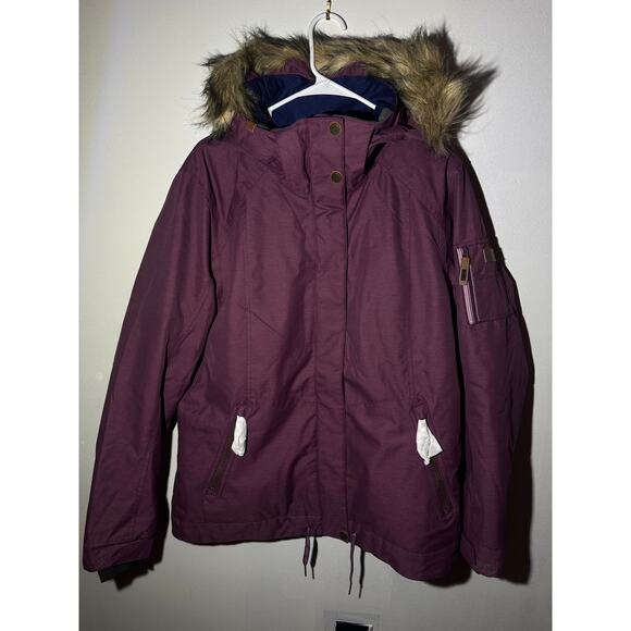 Roxy Meade Snow Jacket Prune XL - Picture 6 of 9